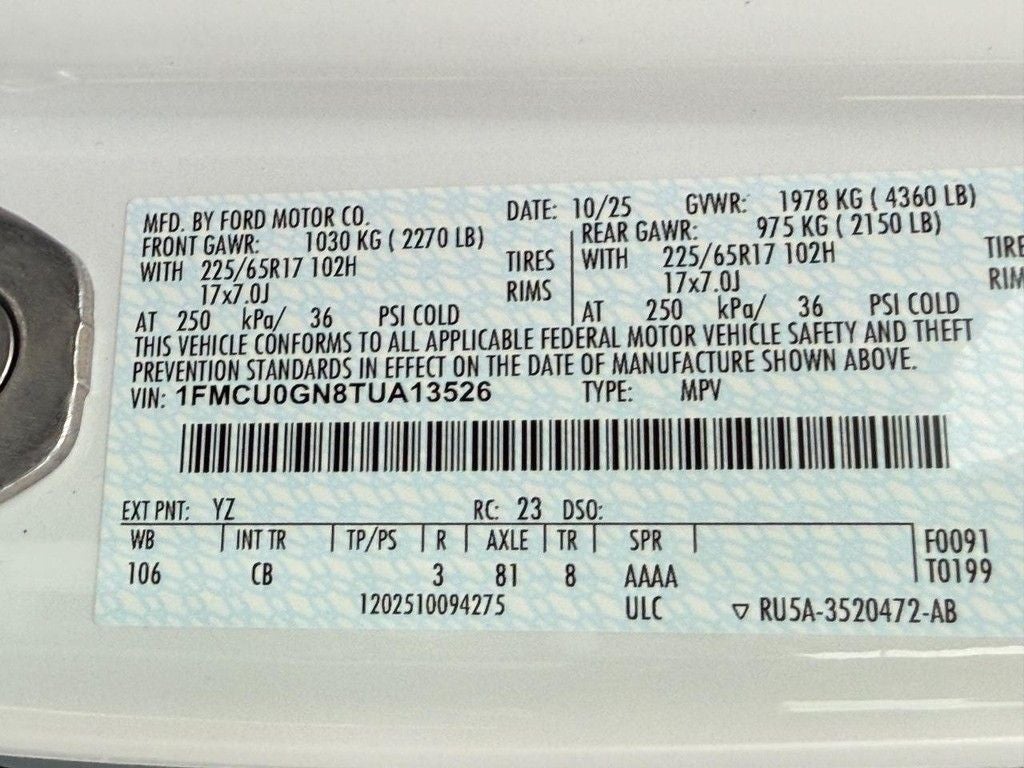 2026 Ford Escape Active