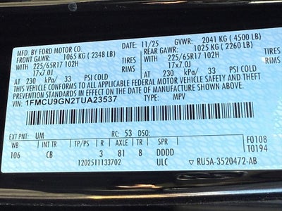 2026 Ford Escape Active