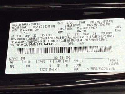 2026 Ford Escape ST-Line