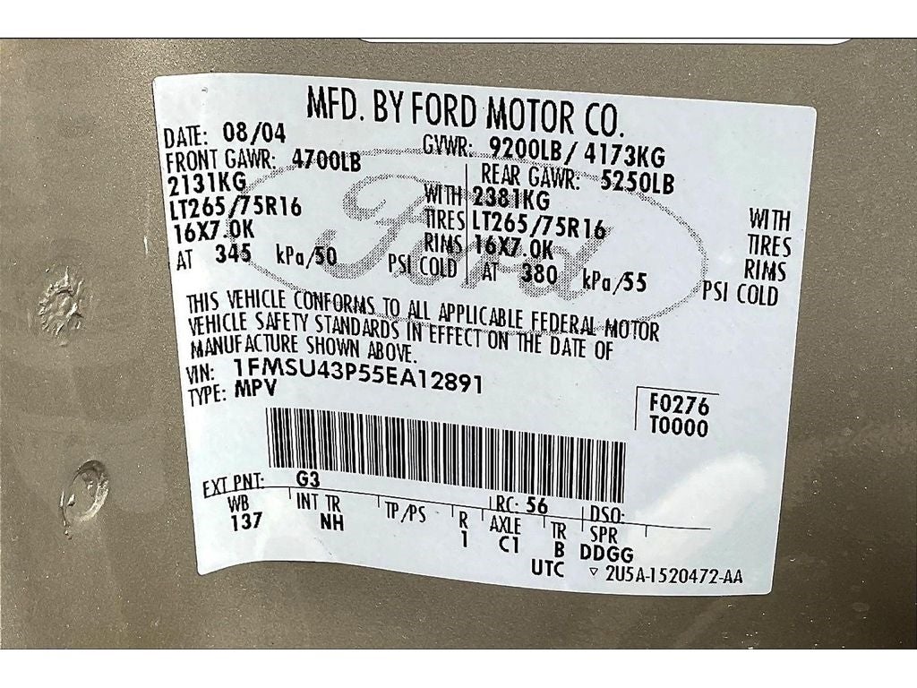 2005 Ford Excursion Limited