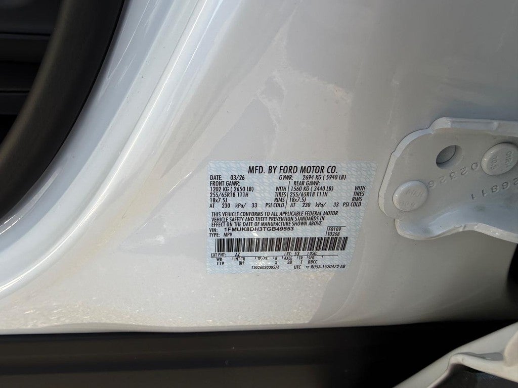 2026 Ford Explorer Active w/200A Pkg