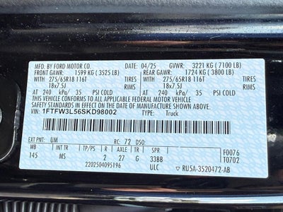 2025 Ford F-150 XLT