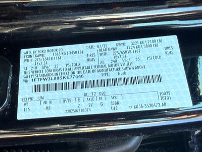 2025 Ford F-150 XLT