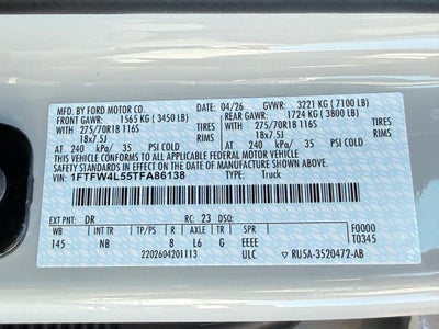 2026 Ford F-150 Tremor