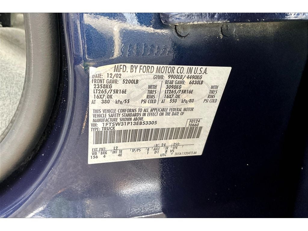 2003 Ford F-350 Truck