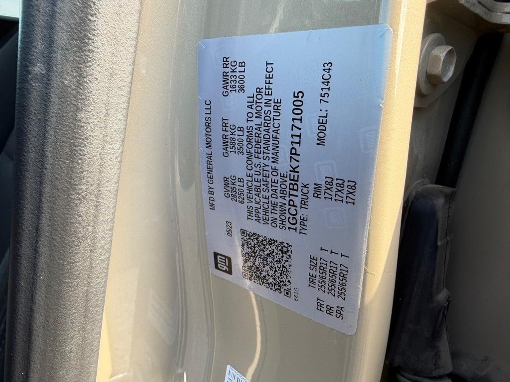 2023 Chevrolet Colorado 4WD Work Truck