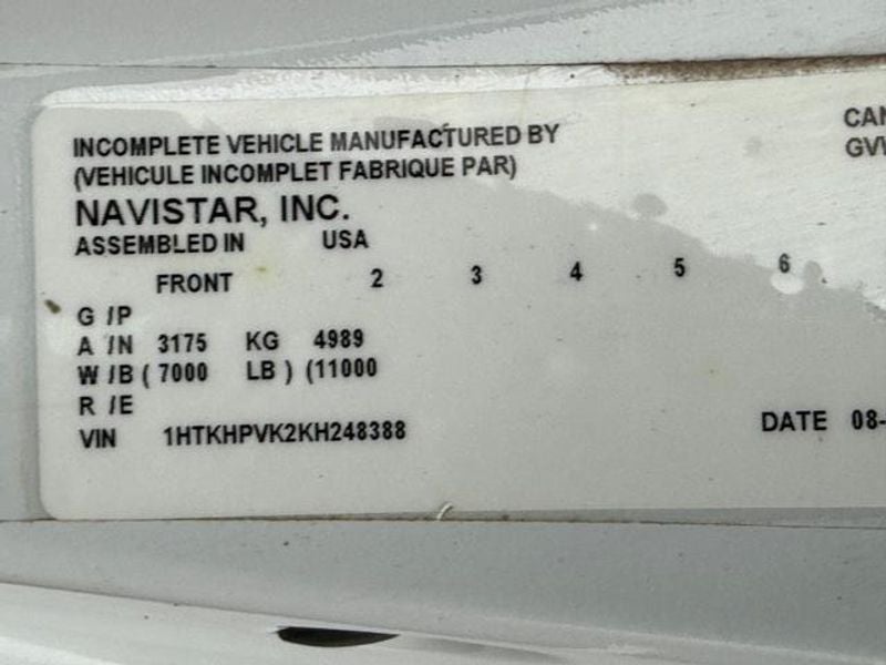 2019 Chevrolet Silverado 5500HD Work Truck