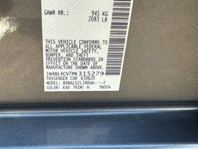 2023 Nissan Altima 2.5 SR