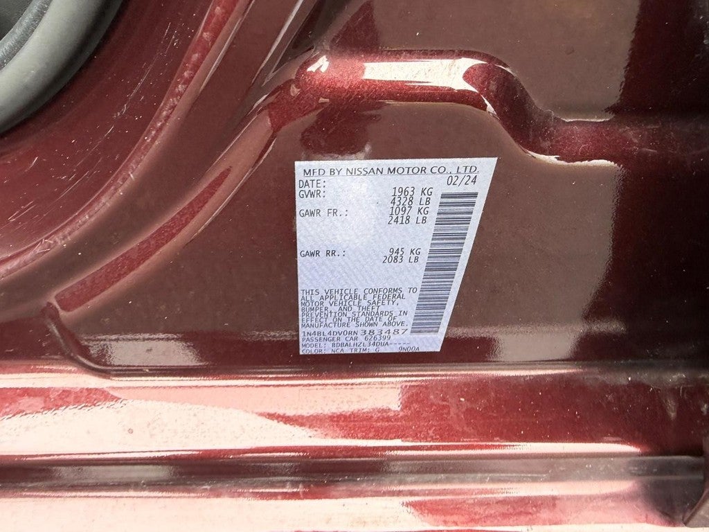 2024 Nissan Altima 2.5 SV