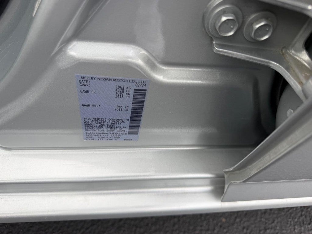 2024 Nissan Altima 2.5 SV