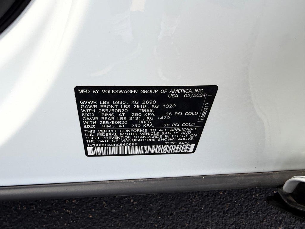 2024 Volkswagen Atlas 2.0T SE w/Technology