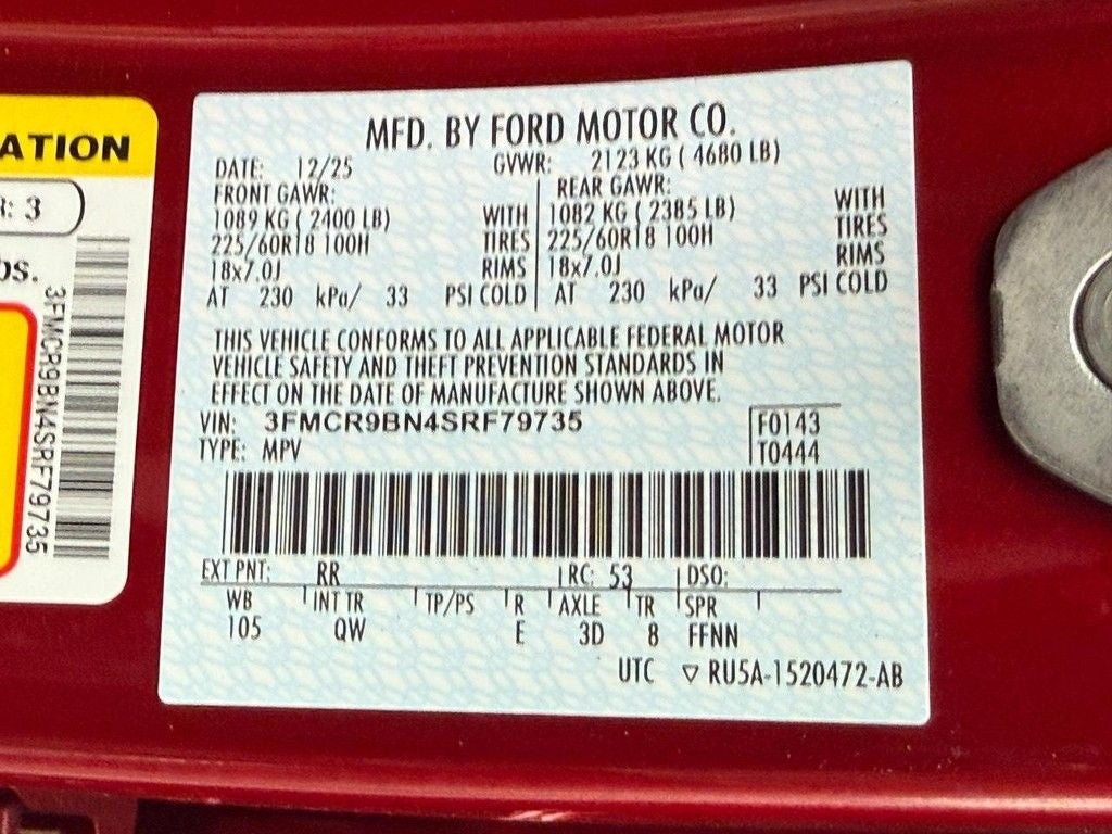 2025 Ford Bronco Sport Big Bend