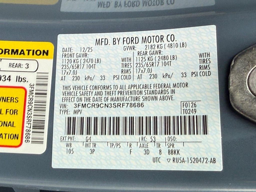 2025 Ford Bronco Sport Outer Banks