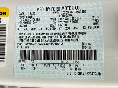 2025 Ford Bronco Sport Outer Banks