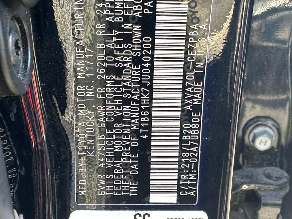 2018 Toyota Camry XSE