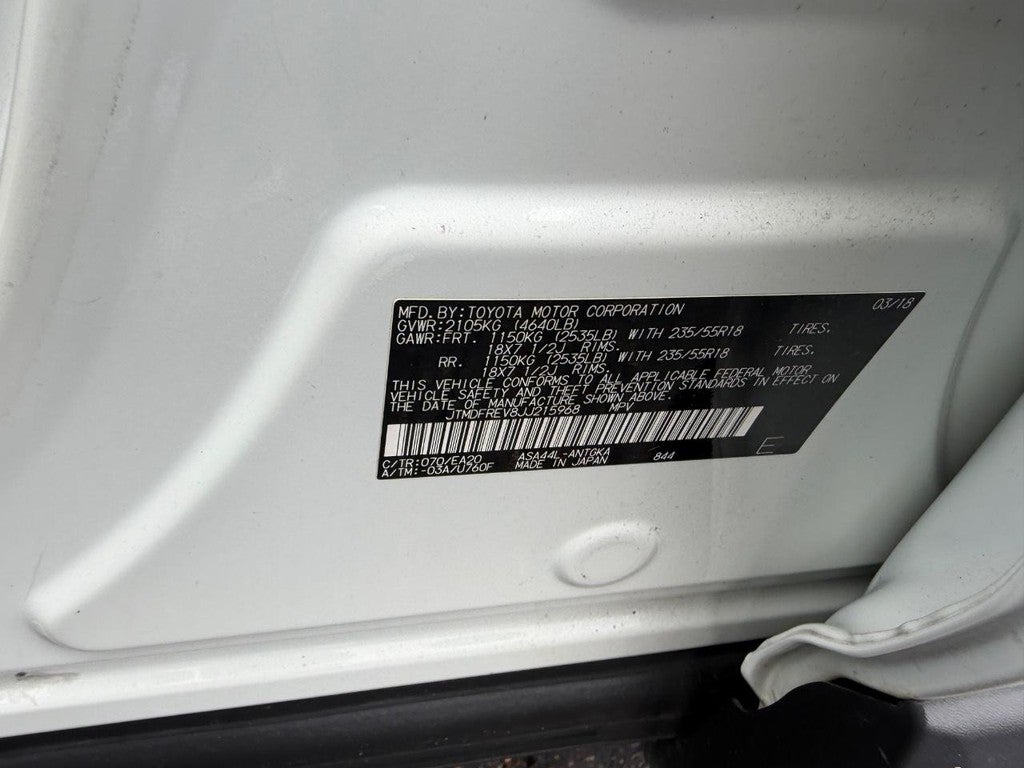 2018 Toyota RAV4 Limited