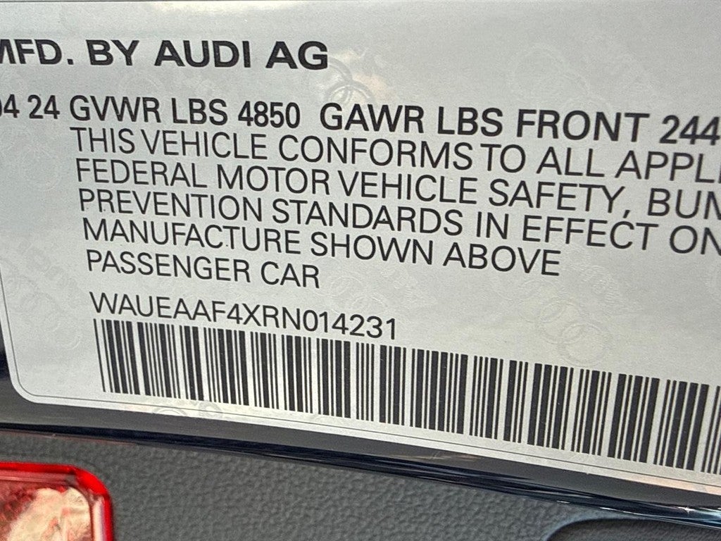 2024 Audi A4 S line Premium Plus
