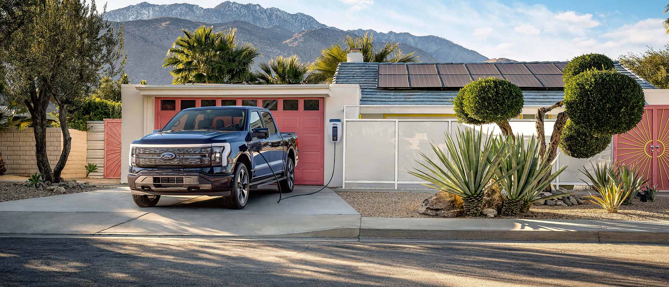 F-150 Lightning charging