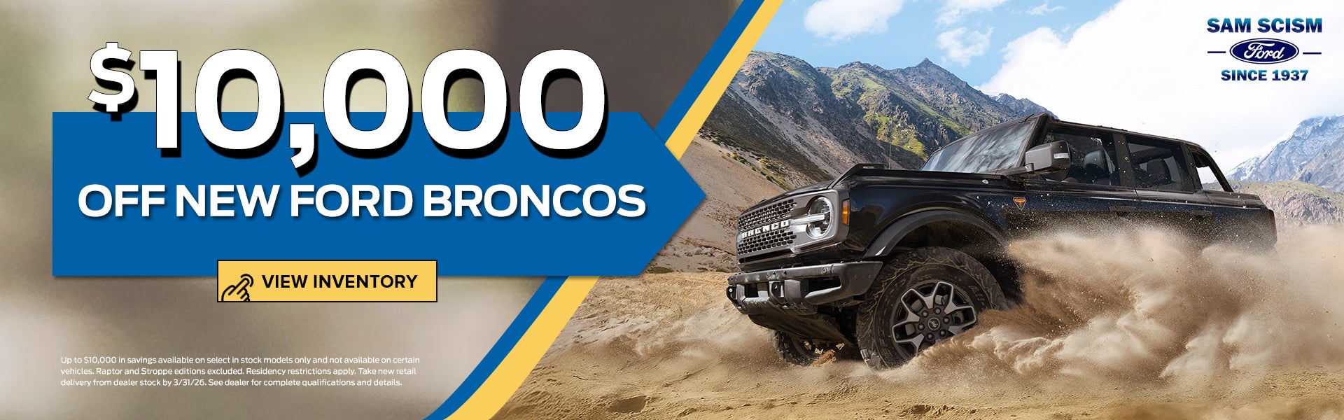 2025 Bronco Sale